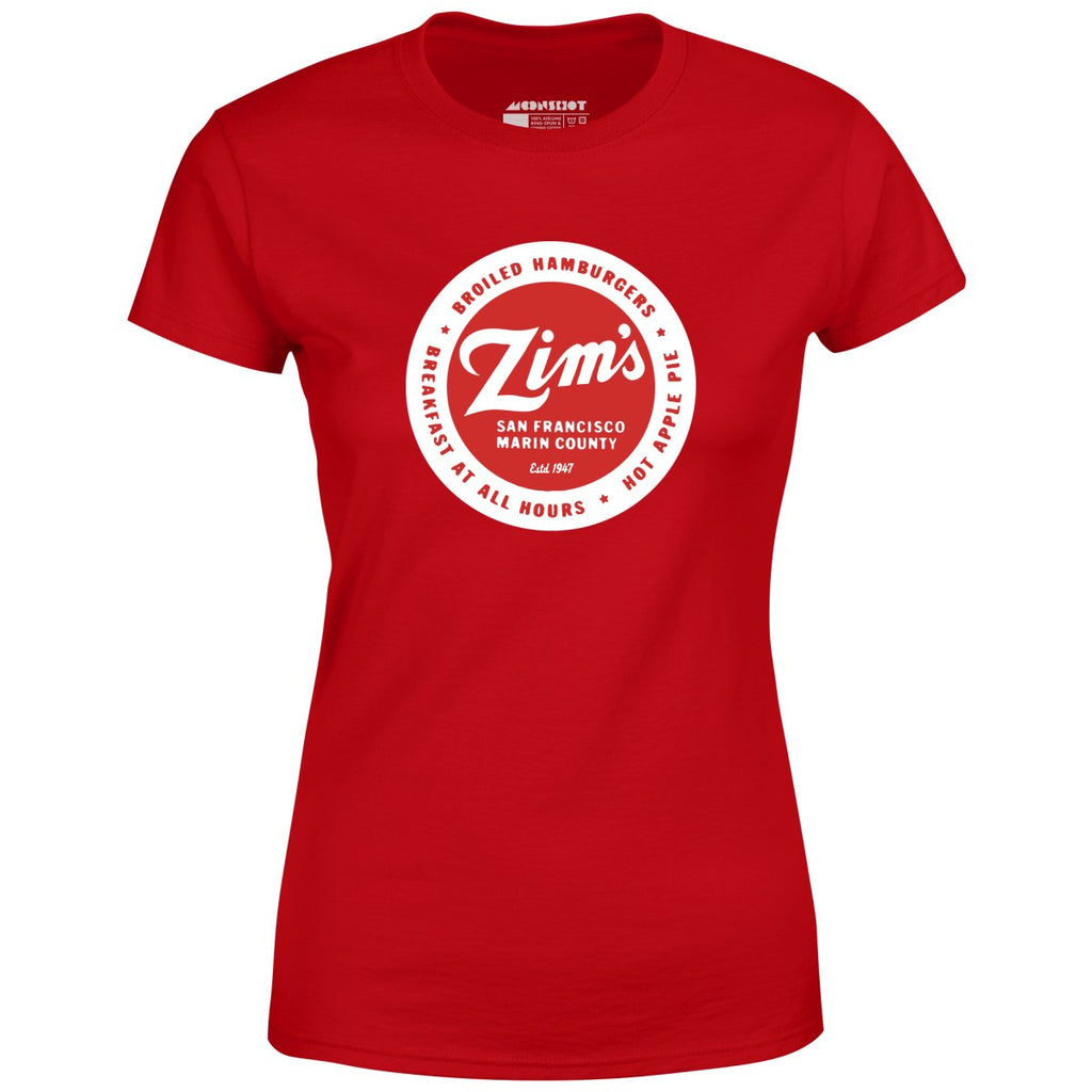 Zim's Hamburgers - San Francisco, CA - Vintage Restaurant - Women's